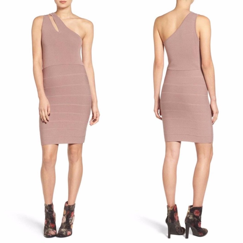 Leith Bandage One Shoulder Bodycon Dress - S